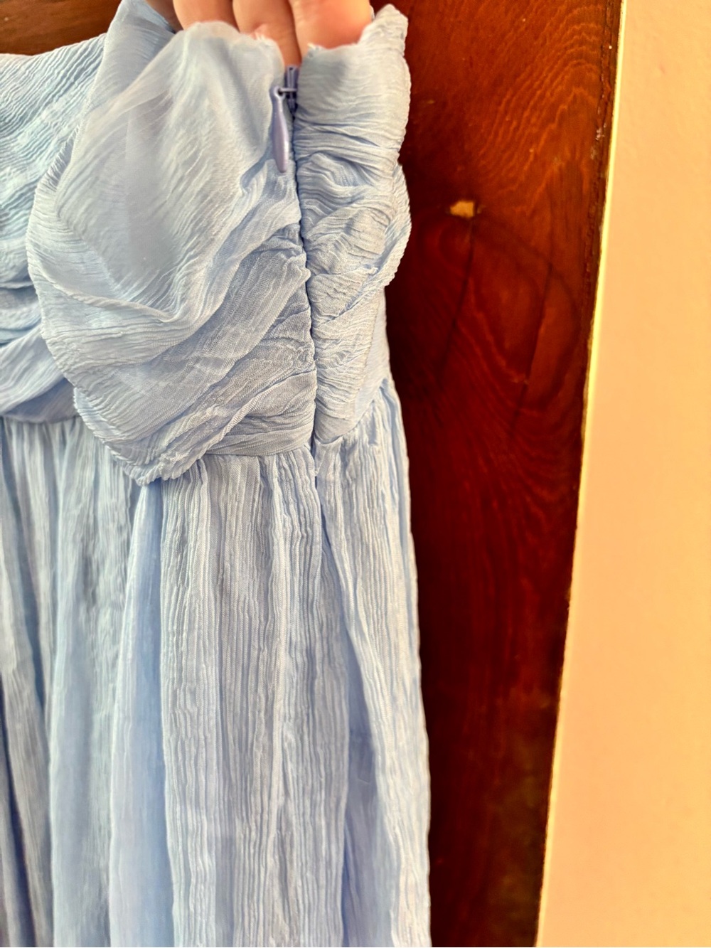 BHLDN Lola Sleeveless Chiffon Midi Dress Size Medium - Picture 8 of 9